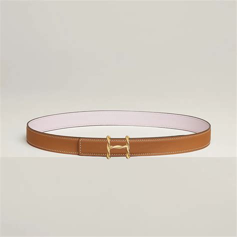 hermes leather watch strap rose gold 20mm natural|H Torsade belt buckle & Reversible leather strap 24 mm.